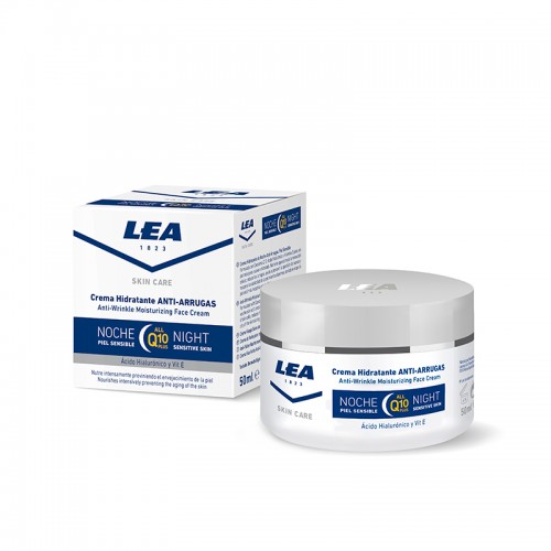 LEA Skin Care Crema Facial Anti-Arrugas de Noche  Q -10 PLUS 50 ml.